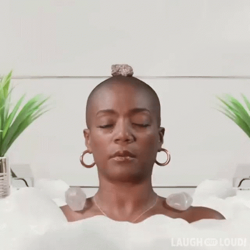 Meditating Tiffany Haddish GIF - Meditating Tiffany Haddish Meditate With Me GIFs