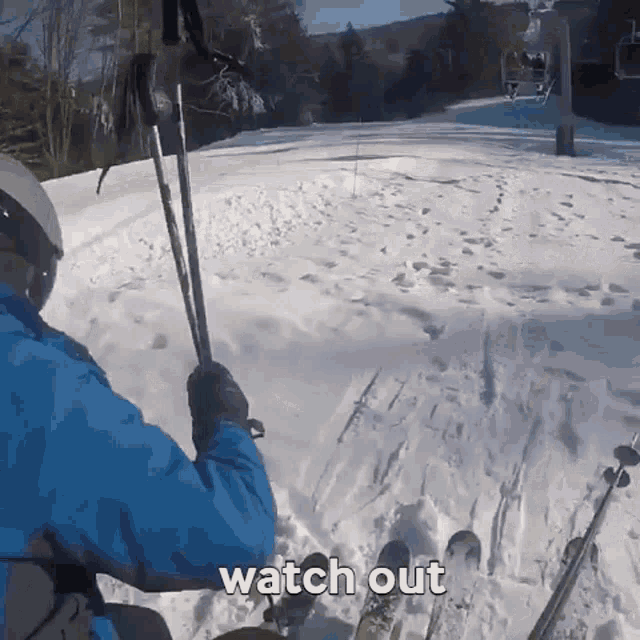 Ski Fail Watch Out GIF - Ski Fail Watch Out Snow GIFs