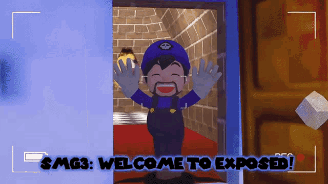 smg3 welcome to exposed is displayed on a screen