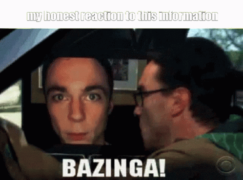 Bazinga Sheldon Cooper GIF - Bazinga Sheldon Cooper Big Bang Theory GIFs