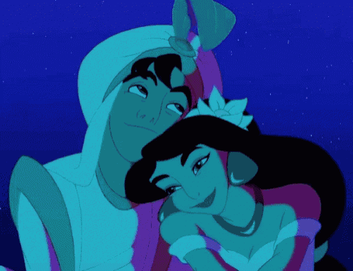 jasmine and aladdin from the movie aladdin