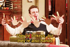 Also Hands GIF - Marshall Thanksgiving Himym GIFs