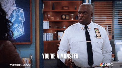Youre A Monster Raymond Holt GIF