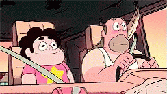 When There Is A Good Song On The Radio GIF - Steven Universe Jamming Car GIFs