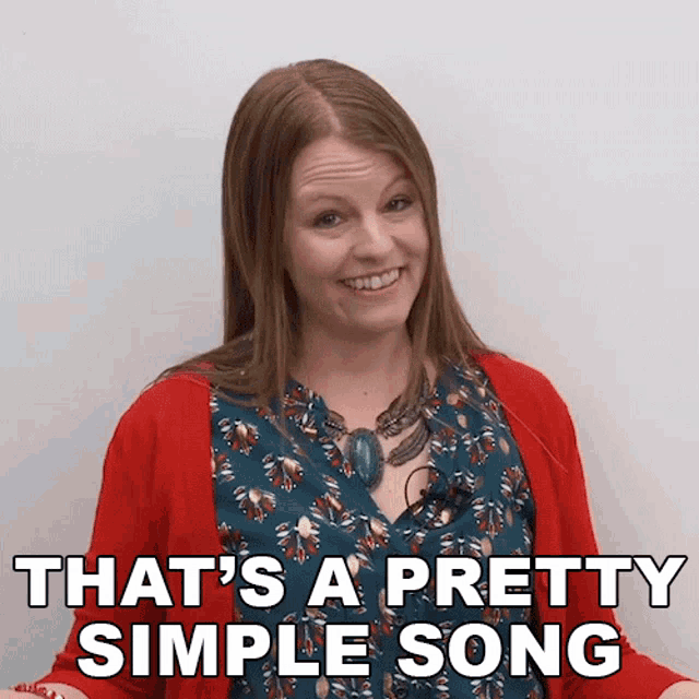 Thats A Pretty Simple Song Emma GIF - Thats A Pretty Simple Song Emma Engvid GIFs