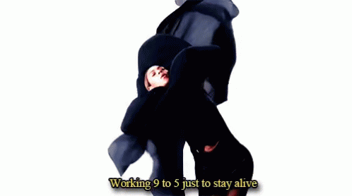 Working 9 To 5 Just To Stay Alive GIF - Stay Alive Beyonce 9to5 GIFs