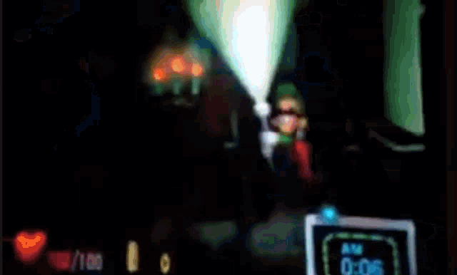 a blurry picture of people walking down a street with a heart in the middle