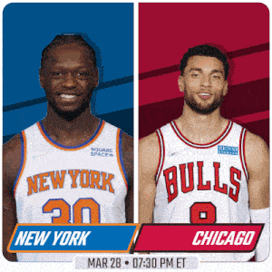 two basketball players from new york and the bulls