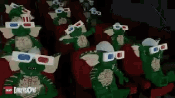 Gremlins Lego GIF - Gremlins Lego Cheering GIFs