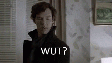 Wut GIF - Wut Sherlock Benedictcumberbatch GIFs