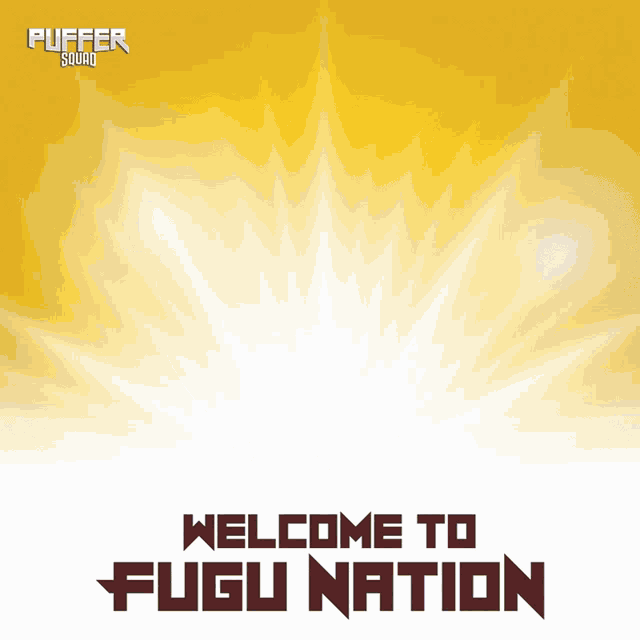 Welcome To Fugu Nation Black Puffer Waving GIF - Welcome To Fugu Nation Black Puffer Waving Puffer Squad Welcomes You GIFs