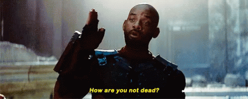 Deadshot How Are You Not Dead GIF