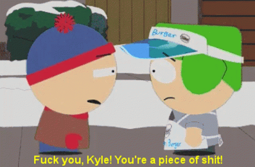 Kyle South Park GIF - Kyle South Park Fuck You GIFs