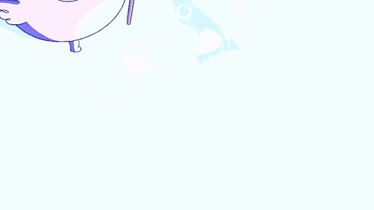 a group of cartoon characters with hearts on their faces are standing next to each other on a white background