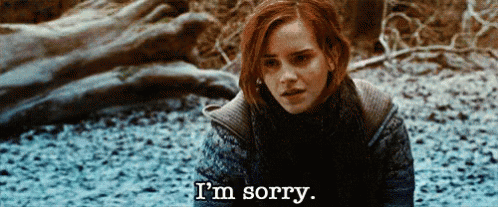 Sorry GIF - Im Sorry Emma Watson GIFs