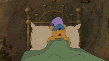 The Perfect Evening Is A Light Dinner With Friends, Movies, Ice Cream, Bed By 10. GIF - Winnie The Pooh Bear Nap Time GIFs