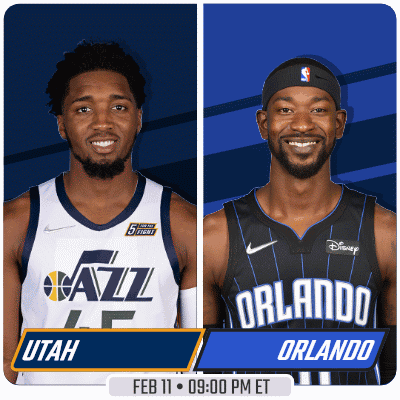 Utah Jazz Vs. Orlando Magic Pre Game GIF - Nba Basketball Nba 2021 GIFs