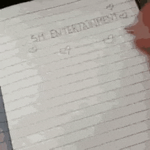 a close up of a piece of paper on a table with a blurred background .