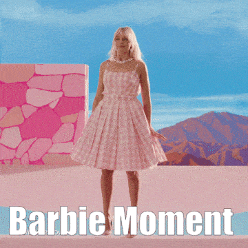 Barbie Movie Barbie Moment GIF - Barbie Movie Barbie Barbie Moment GIFs