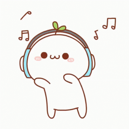 Listening To Music Headphones GIF - Listening To Music Headphones Music Notes GIFs