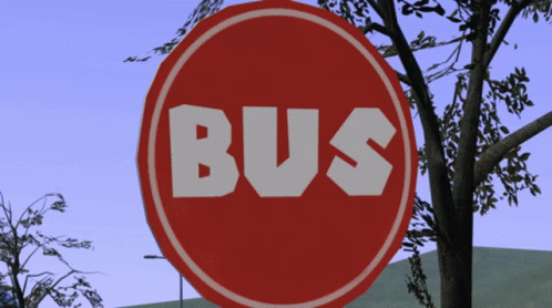 Smg4 Bus Stop GIF - Smg4 Bus Stop Bus Sign GIFs