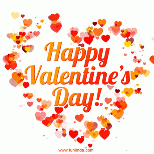 Happy Valentines Day Red Heart GIF - Happy Valentines Day Red Heart Text GIFs