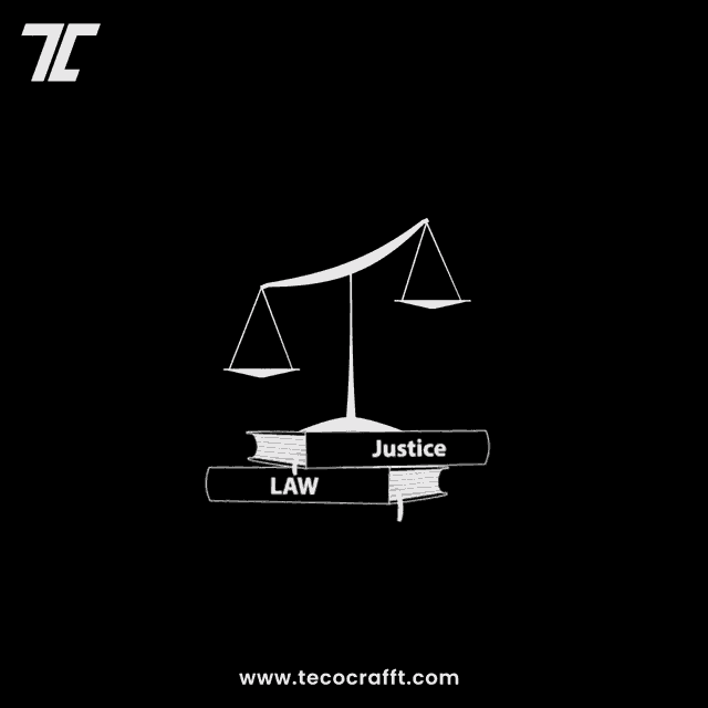 a scale of justice sits on top of a pile of law books