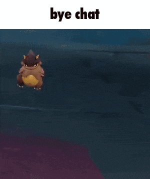 a picture of a boat with the words bye chat on the bottom