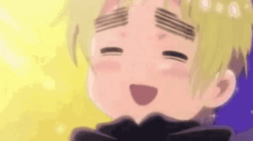 a close up of a cartoon character making a funny face with his mouth open .