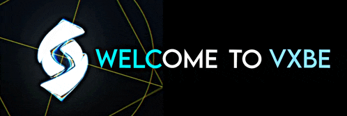 a sign that says welcome to vxbe with a s on it