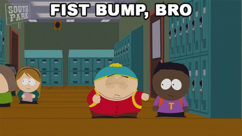 Fist Bump Bro Cartman GIF - Fist Bump Bro Cartman Tolkien GIFs