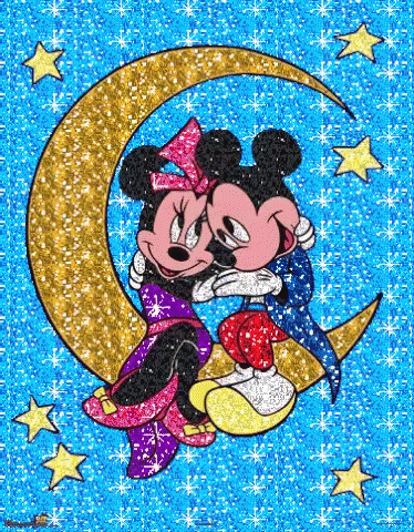 Minnie Mouse Mickey GIF - Minnie Mouse Mickey Moon GIFs