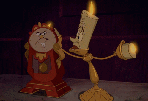 Disney Beauty And The Beast GIF - Disney Beauty And The Beast Cogsworth GIFs