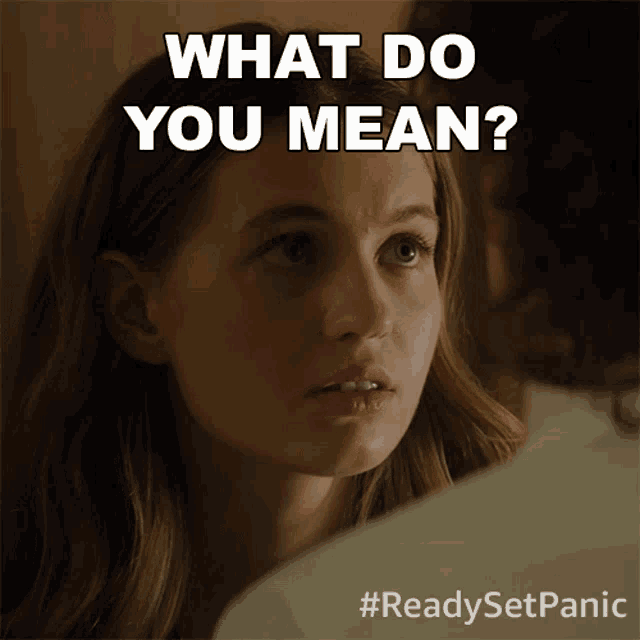 What Do You Mean Heather Nill GIF - What Do You Mean Heather Nill Panic GIFs