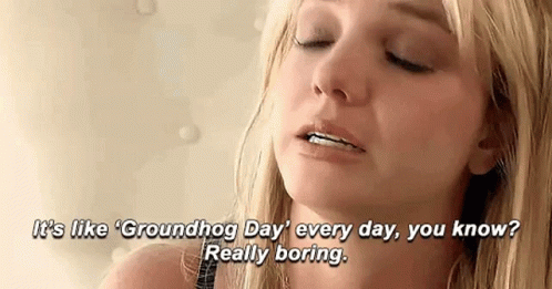 Britney Spears Groundhog Day GIF - Britney Spears Groundhog Day Every Day GIFs