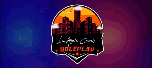 a logo that says los angeles county roleplay on it