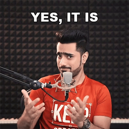 Yes It Is Unmesh Dinda GIF - Yes It Is Unmesh Dinda Piximperfect GIFs