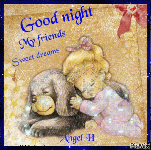 Good Night Sweet Dreams GIF - Good Night Sweet Dreams My Friends GIFs
