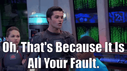 Lab Rats Adam Davenport GIF - Lab Rats Adam Davenport Oh Thats Because It Is All Your Fault GIFs