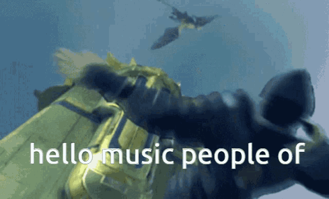a computer generated image with the words hello music people of on it