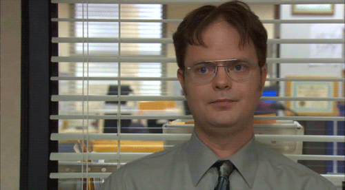 Dwight Schrute Judging You GIF - The Office Dwight Schrute Rainn Wilson GIFs
