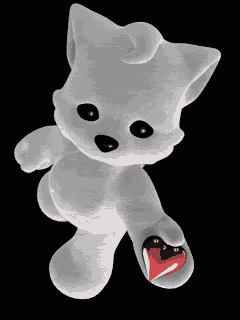 a white teddy bear is holding a red heart