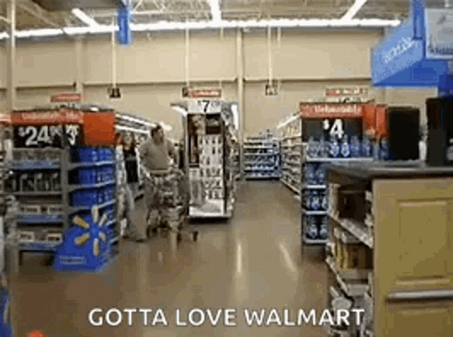 Moonwalk Walmart GIF - Moonwalk Walmart Shop GIFs