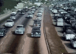 1950s Road GIF - 1950s Road Autos GIFs
