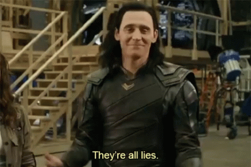Loki Lies GIF - Loki Lies Tom Hiddleston GIFs