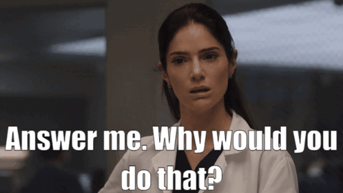 New Amsterdam Lauren Bloom GIF - New Amsterdam Lauren Bloom Answer Me Why Would You Do That GIFs