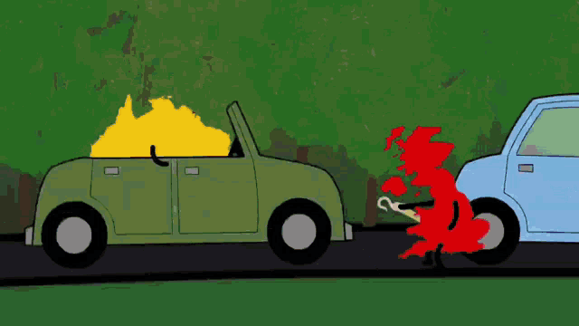 Oversimplified Tow GIF - Oversimplified Tow Crash And Burn GIFs
