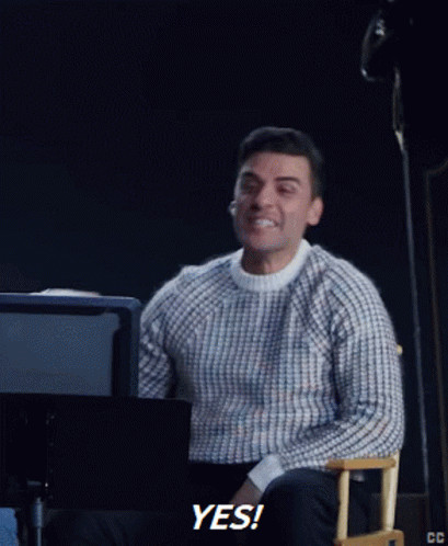 Oscar Isaac Yes GIF - Oscar Isaac Yes Excited Yes GIFs