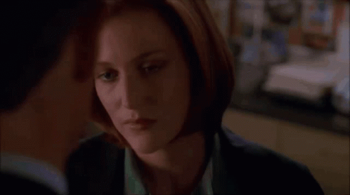 Doggett Scully X Files Hug GIF - Doggett Scully X Files Hug GIFs