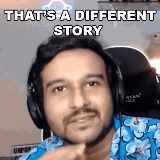 Thats A Different Story Sahil Shah GIF - Thats A Different Story Sahil Shah Thats Different Altogether GIFs
